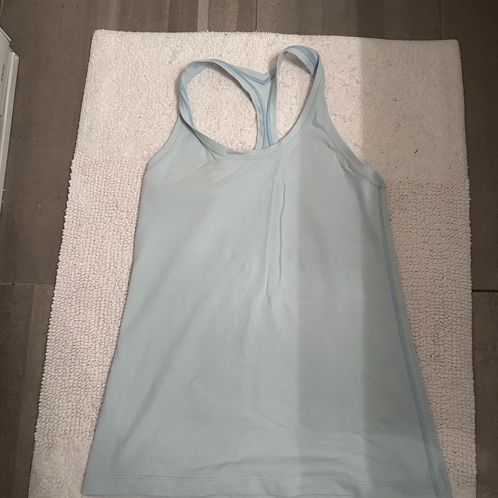 Lululemon Light Blue Racerback Tank Top
